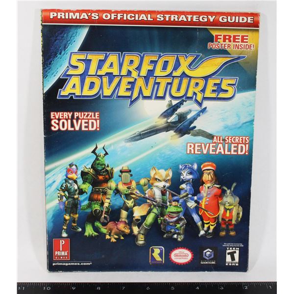 #1455 Starfox Adventures Prima Strategy Guide