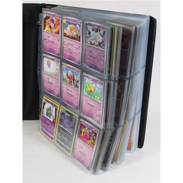 #1458 Lot of 500+ Pokémon Cards in Binder
