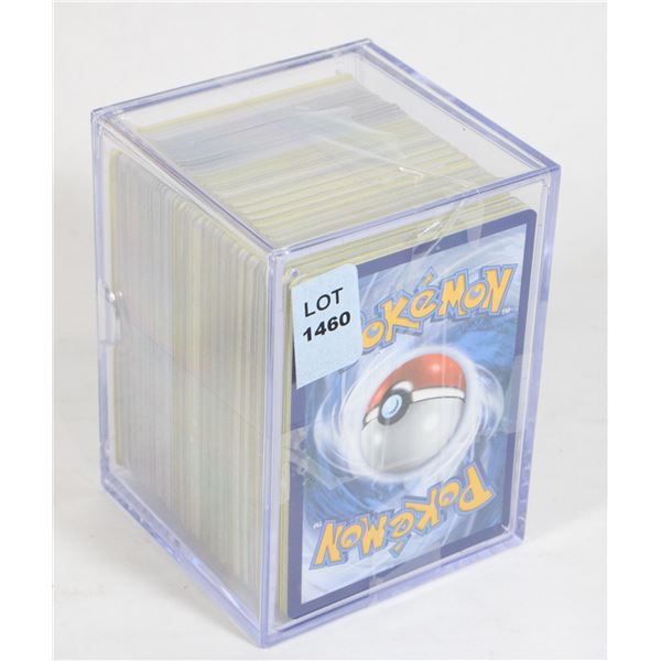 #1460 Pokémon Card Lot in Plastic Case