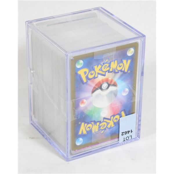 #1462 Japanese Pokémon Card Lot in Plastic Case