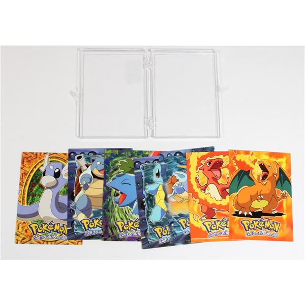 #1467 Lot of 7 Pokémon Topps 1999 Cards Charizard