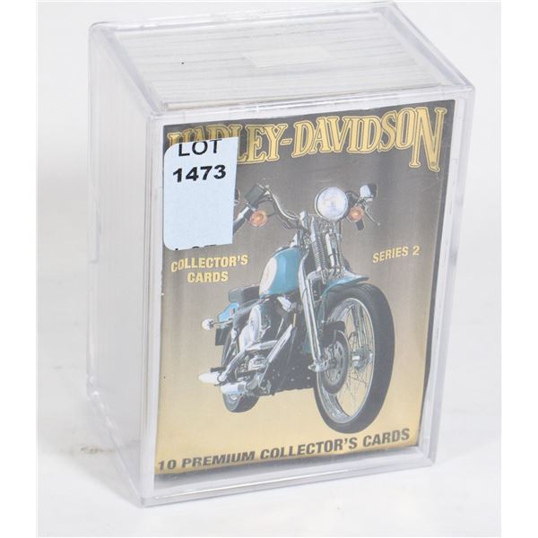 #1473 Harley-Davidson Series 2 Cards in Case 1992