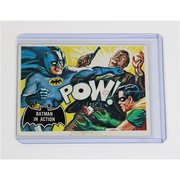 #1475 1966 O-Pee-Chee Batman Card #15 Action