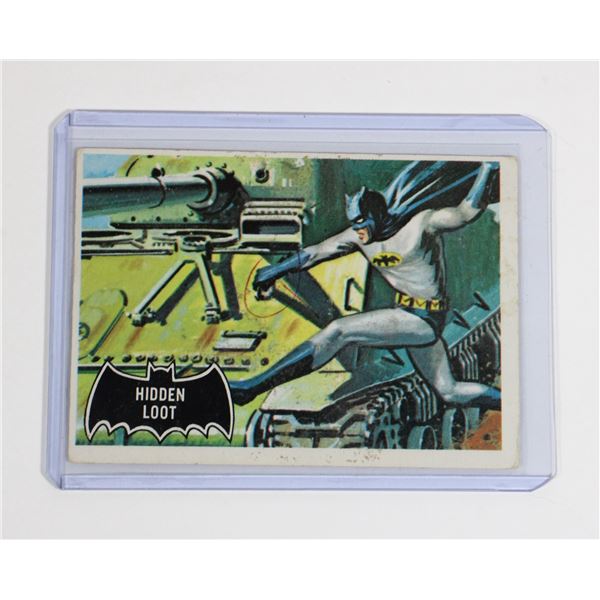 #1482 1966 O-Pee-Chee Batman Card #55 Hidden Loot