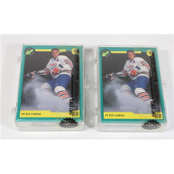 #1491 2 Sealed Classic Gmes Hockey NHL Cards 1991