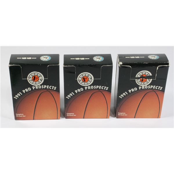 #1492 3 1991 1st Star Pics Basketball NBA Cards