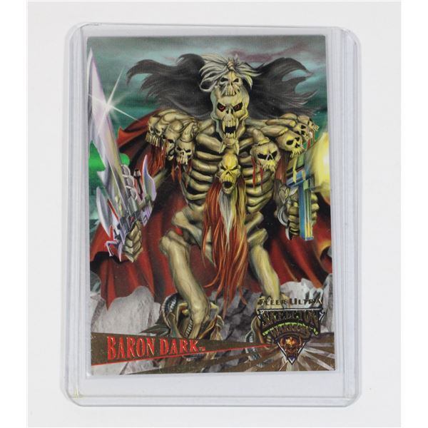 #1502 Fleer Ultra Skeleton Warrios Baron Dark Card