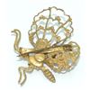 Image 2 : #1523  Vintage Costume Jewelry Triad Butterfly Pin
