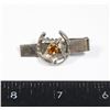 Image 1 : #1527 Sterling Silver Scottish Thistle Tieclip