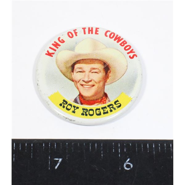 #1546 1953 Pin King of the Cowboys Roy Rogers