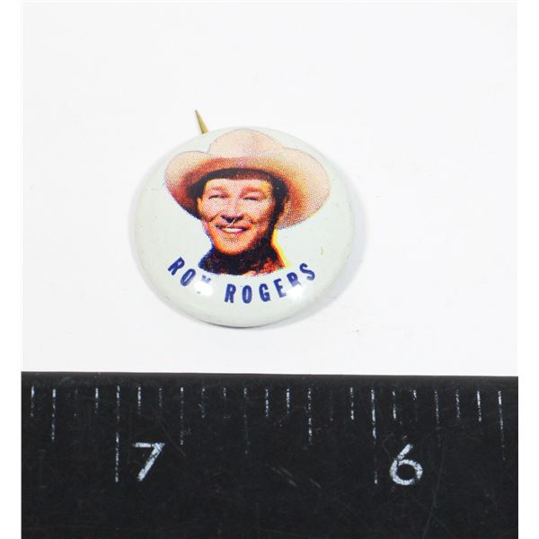 #1547 1953 Pin Roy Rogers  Post's Grape Nuts