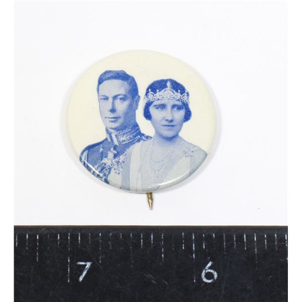 #1556 King George VI  and Queen Elizabeth Pin