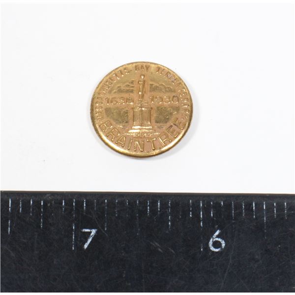 #1563 1930 Tercentenary Pin Massachusetts Bay