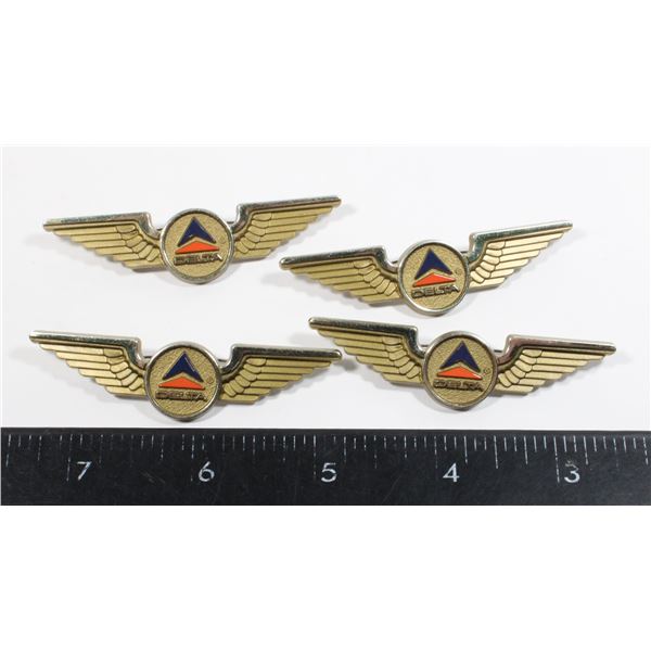 #1580  Lot of 4 Delta Australian Airline Wings