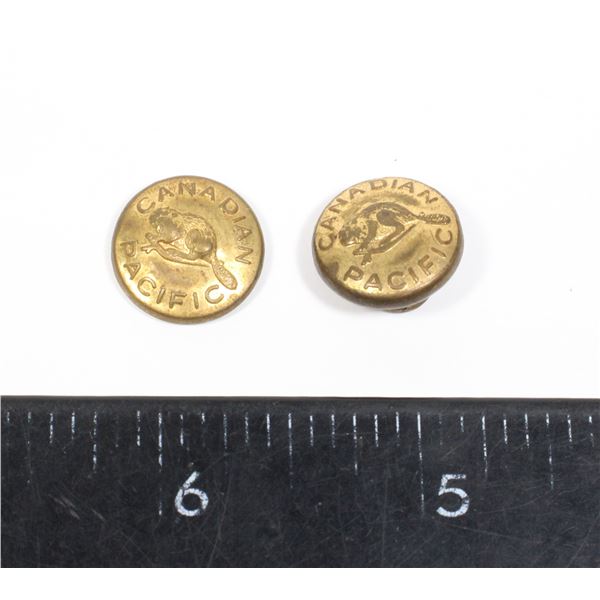 #1589 1940's Canadian Pacific Small Size Buttons