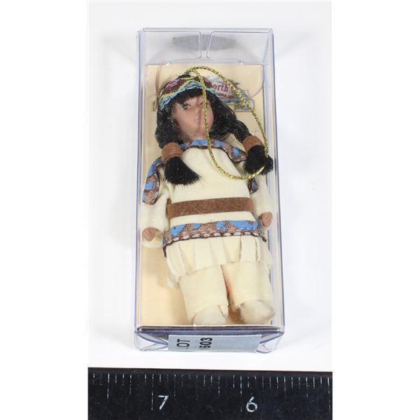 #1603 Boxed Maple First Nations Doll in Dress