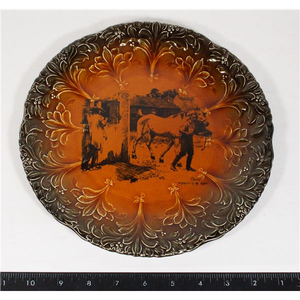 #1628 Ridgeways England China Plate Coaching Days