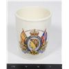 Image 1 : #1638 Porcelain 1953 Royal Coronation Cup QEII