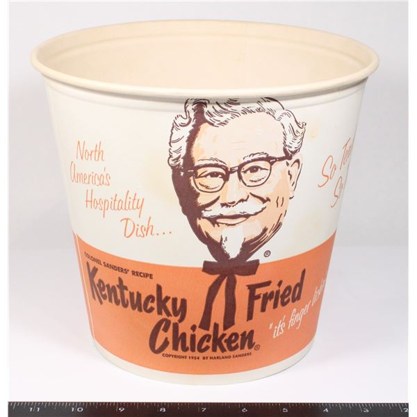 #1644 Vintage KFC Bucket Canadian Bilingual 1954
