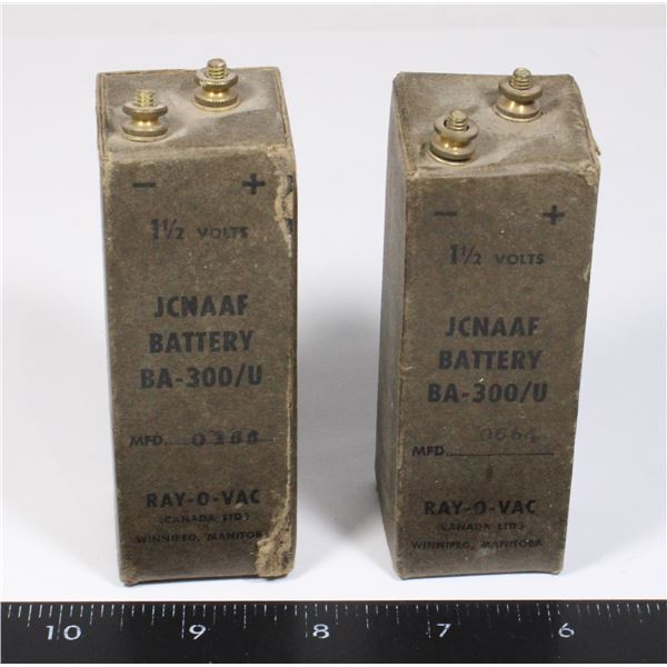 #1645 Vintage RAY-O-VAC Canada JCNAAF Batteries