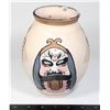 Image 1 : #1647 Handmade painted Pot with designs