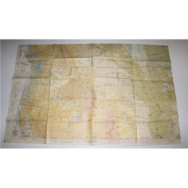 #1660 USAF 1965 Jet Navigation Chart Map