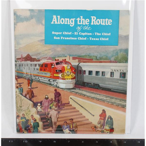 #1710 1960 Sante Fe Booklet Document Railroad