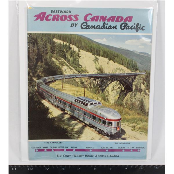 #1711 1955 Across Canada by Canadian Pacific Book