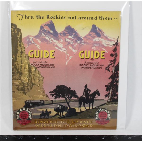 #1712 1936 Rio Grande Rocky Mountain Guide