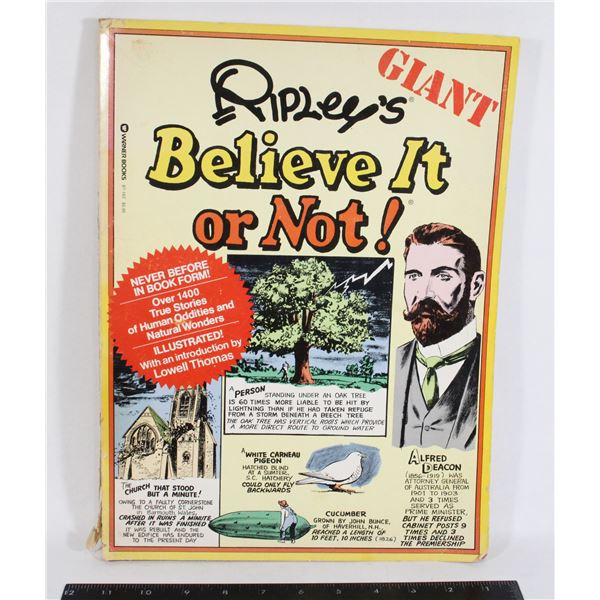 #1723 Ripley's Believe it or Not! Giant Book 1976