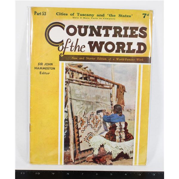 #1731 1937 Countries of the World Magazine