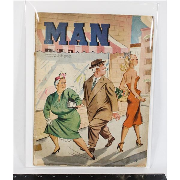 #1735 April 1951 Man Magazine