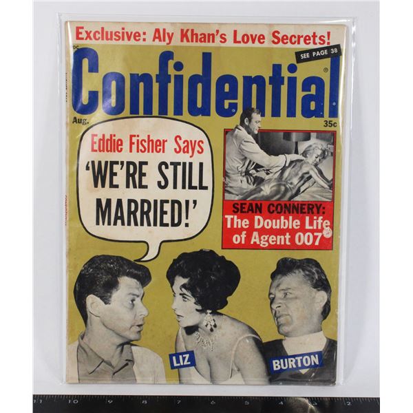 #1740 Confidential Magazine August 1965