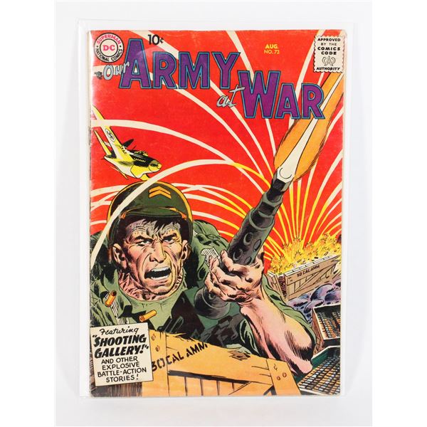 #1749 DC Detective Comics Our Army At War #73 1958
