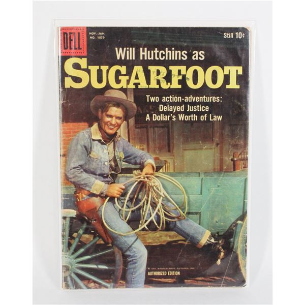 #1767 Dell Comics Sugarfoot #1059 Jan 1960 Book