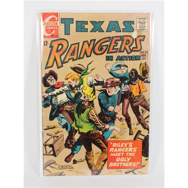 #1770 Charlton Comics Texas Rangers in Action #63