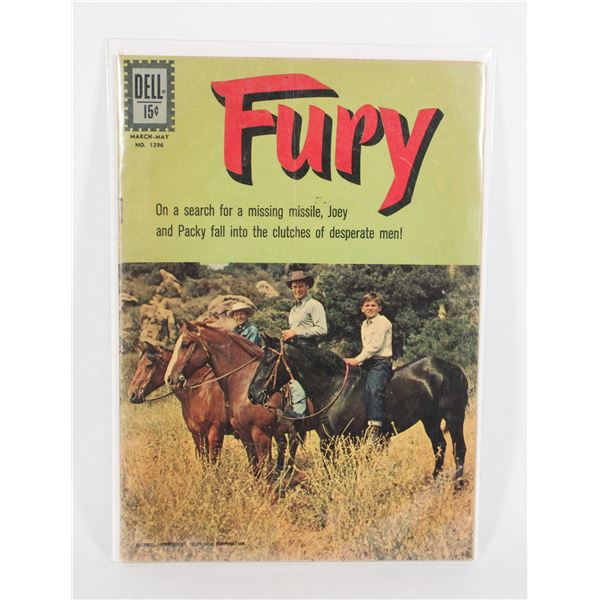 #1776 Dell Comics Fury #1296 March / May 1962