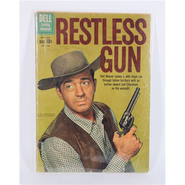 #1777 Dell Comics Restless Gun #1147 Nov/Jan 1961