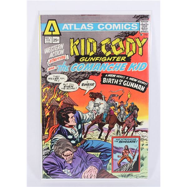 #1778  Atlas Comics Kid Cody Gunfighter #1 1975