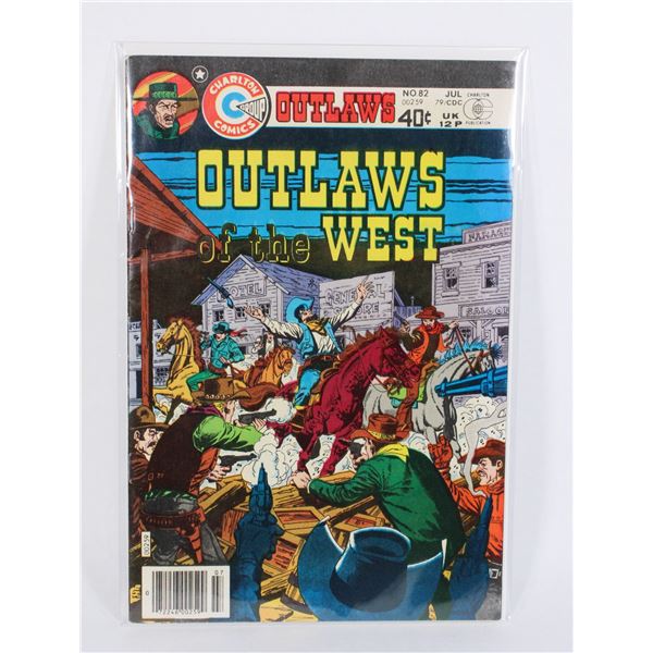 #1780 Charlton Comics Outlaws of the West #82 1979