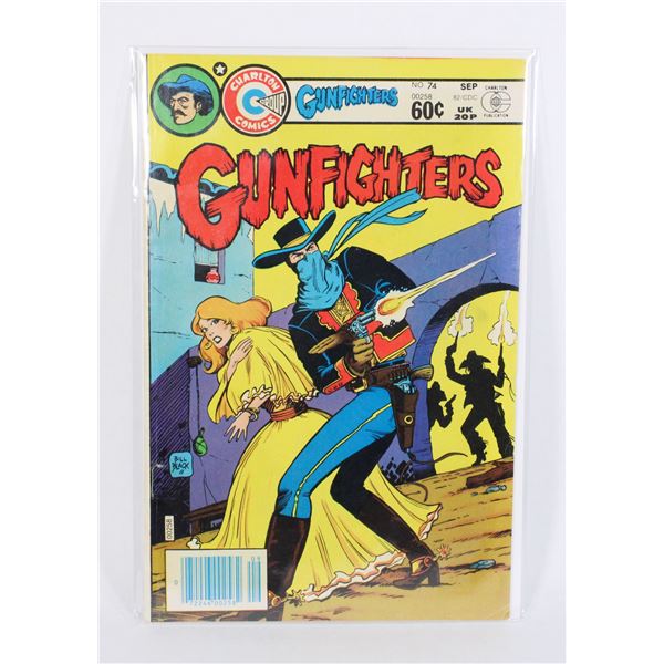 #1781 Charlton Comics Gunfighters #74 Sept 1982