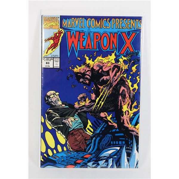 #1788 Marvel Comics Presents #83 1991 Weapon X