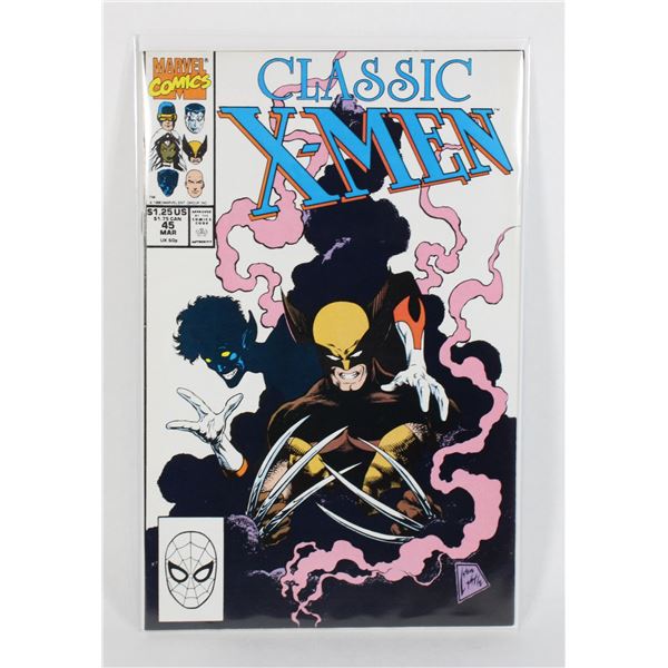 #1790 Marvel Comics Classic X-Men #45 March 1990