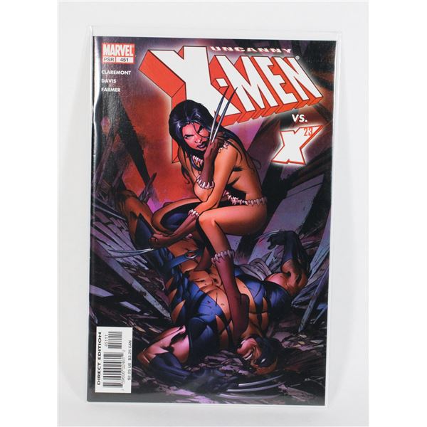 #1800 Marvel Comics Uncanny X-Men #451 Dec 2004