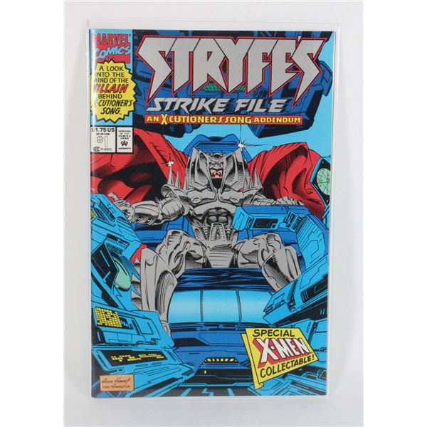 #1811 Marvel Comics Stryfes #1 1993 Foil Cover