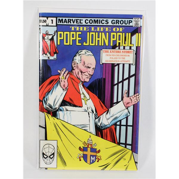 #1815 Marvel  The Life of Pope John Paul II #1