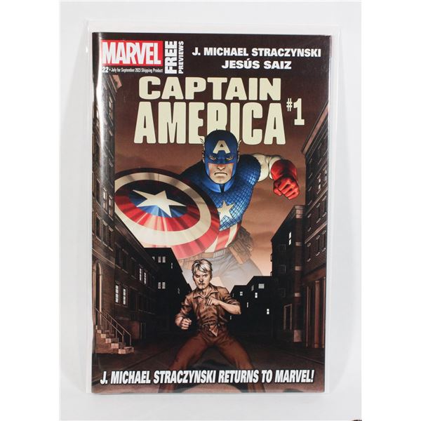 #1822  Marvel Comics  Captain America #1 July 2023