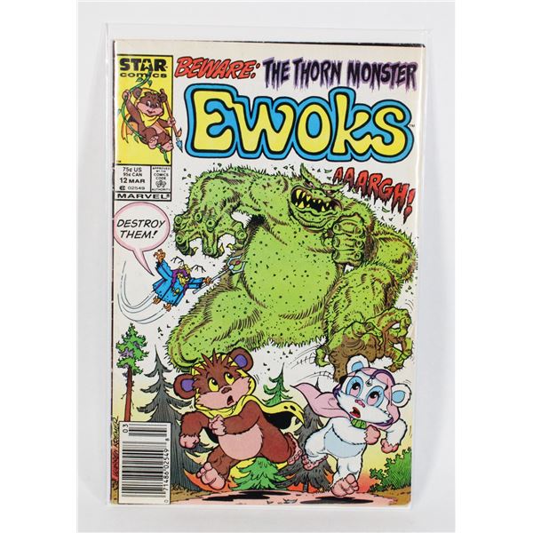 #1830 Marvel  Star Wars Ewoks #12 March 1987