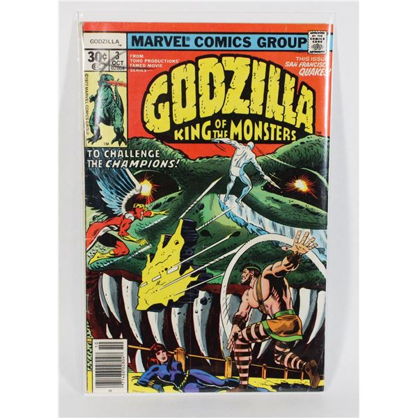 #1831 Marvel Godzilla King of the Monsters #3 1977