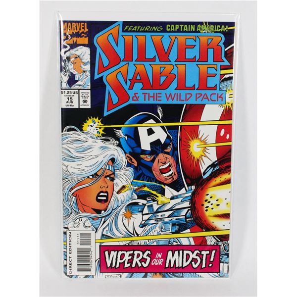 #1836 Marvel Comics Silver Sable #15 August 1993